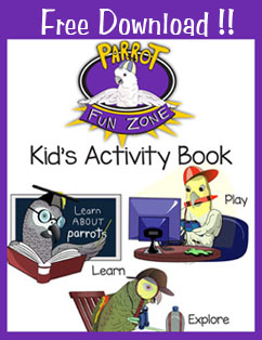 Free Download Parrot Kid Activity Book